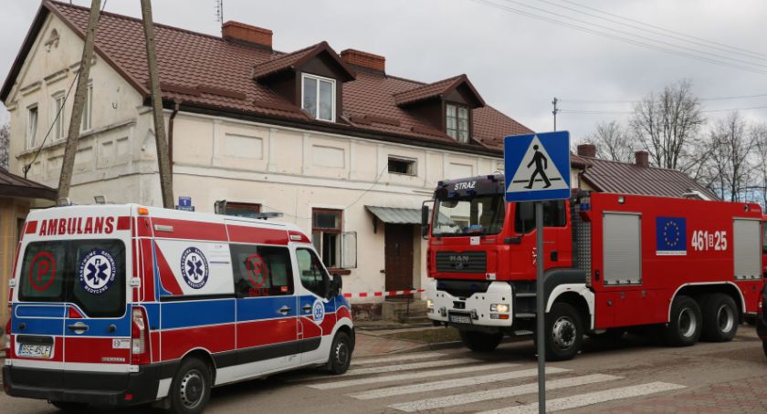 W Sejnach w pożarze zginął mężczyzna