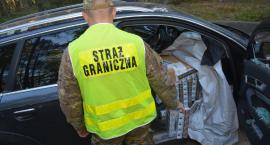 Wjechał audi w auto pograniczników