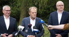 Donald Tusk w sejneńskim szpitalu