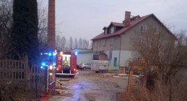 Pożar przy ul. Łąkowej
