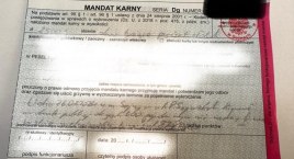 Mandat dla nietrzeźwego rowerzysty
