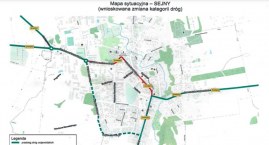 Radni ocenią projekt wyprowadzenia tranzytowego ruchu poza ul. Piłsudskiego