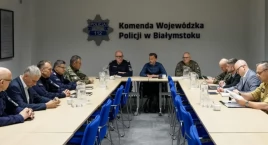 Sztab kryzysowy w Białymstoku w związku z naruszenie…