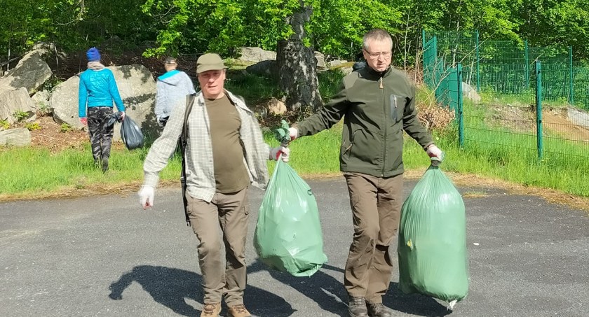 Sprzątaliśmy lasy wokół Szklarskiej Poręby
