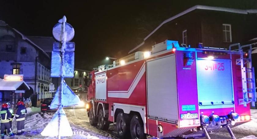 Rozszczelniony zawór gazowy na ulicy 1-go Maja