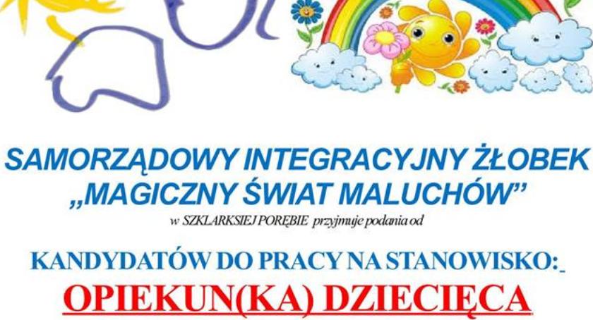 Potrzebni opiekunowie w żłobku