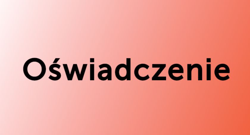 Oświadczenie 8 Radnych