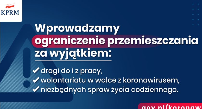 Ograniczenia w przemieszczaniu się