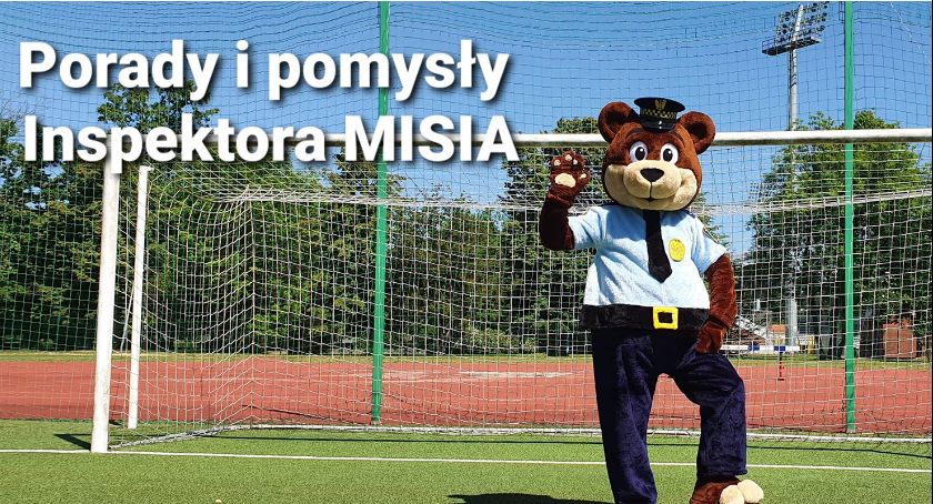 Inspektor Miś ze straży miejskiej zaprasza do ćwiczeń na wesoło! [FILM]