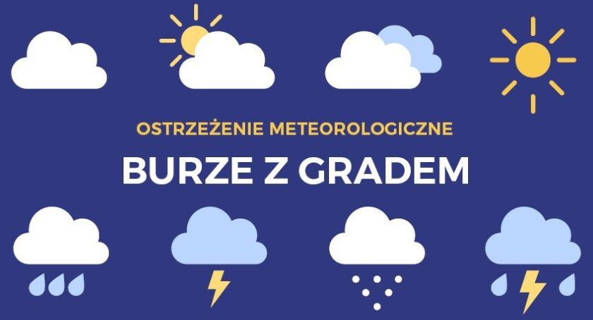 Ostrzeżenie meteorologiczne. Nad Legnicę nadciągają burze z gradem!