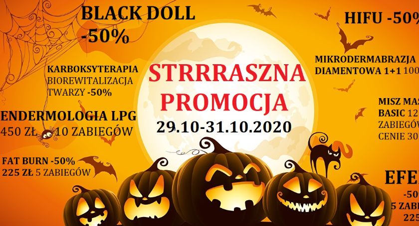 Halloweenowe promocje i konkursy w Eternity Spa. Aż strach je przegapić!