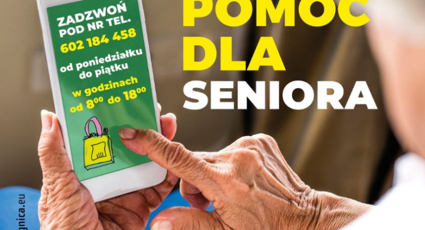 Pomoc dla seniora. Wolontariusze zrobią zakupy i wyprowadzą psa