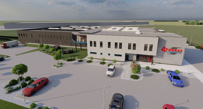 Firma Huras rozbuduje zakład w Nowej Wsi Legnickiej [WIZUALIZACJA]