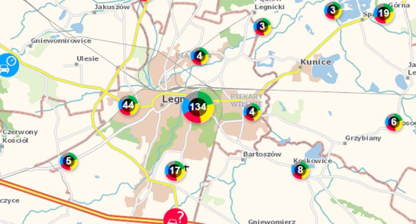 Krajowa Mapa Zagrożeń w Legnicy. Jakie przestępstwa zgłaszali w lutym mieszkańcy? 
