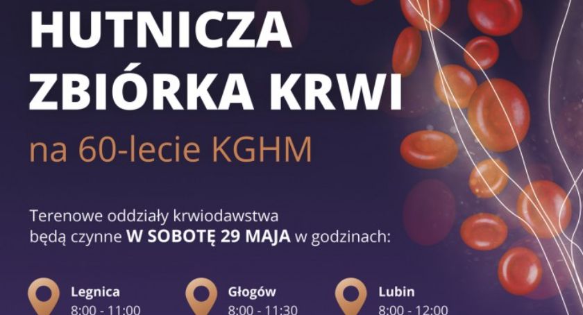  Hutnicza zbiórka krwi na 60-lecie KGHM Polska Miedź już w maju