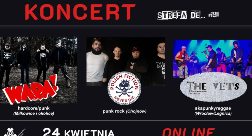 W sobotę koncert Strefa de... w punkowych brzmieniach. Sprawdźcie line-up