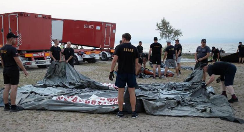 Legniccy strażacy walczą z pożarami na greckiej wyspie Evia [FOTO]