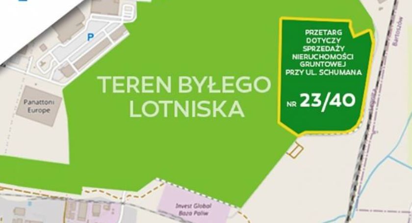 Miasto sprzedało działkę na terenie byłego lotniska za ponad 37 mln złotych