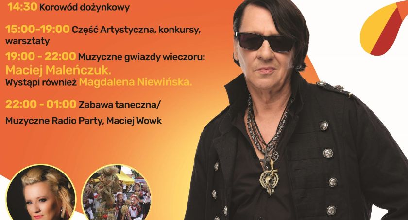 Maciej Maleńczuk zagra na dożynkach w Wądrożu Wielkim. Impreza już w niedzielę  