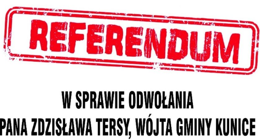 Referendum w Kunicach. Przeciwnicy wójta Zdzisława Tersy robią zrzutkę w internecie