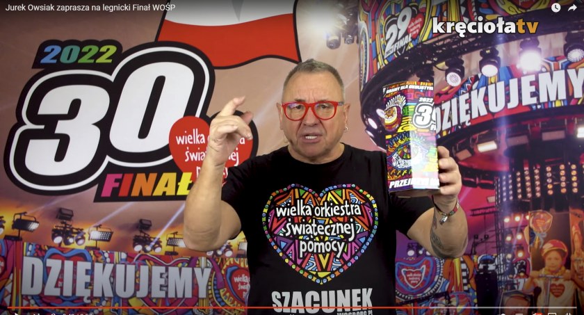 Jurek Owsiak zaprasza na 30. Finał Wielkiej Orkiestry Świątecznej Pomocy do Legnicy! [WIDEO] 