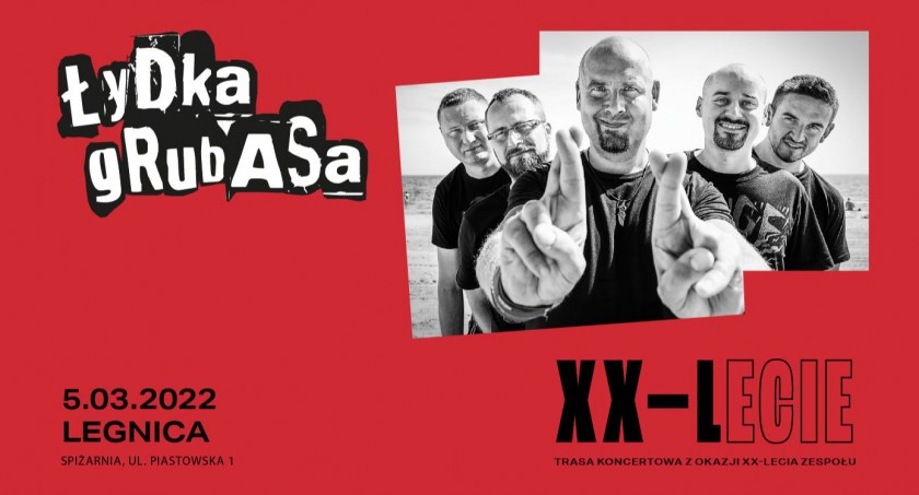 Łydka Grubasa zagra w marcu w Legnicy - mamy do wygrania bilety na koncert! 