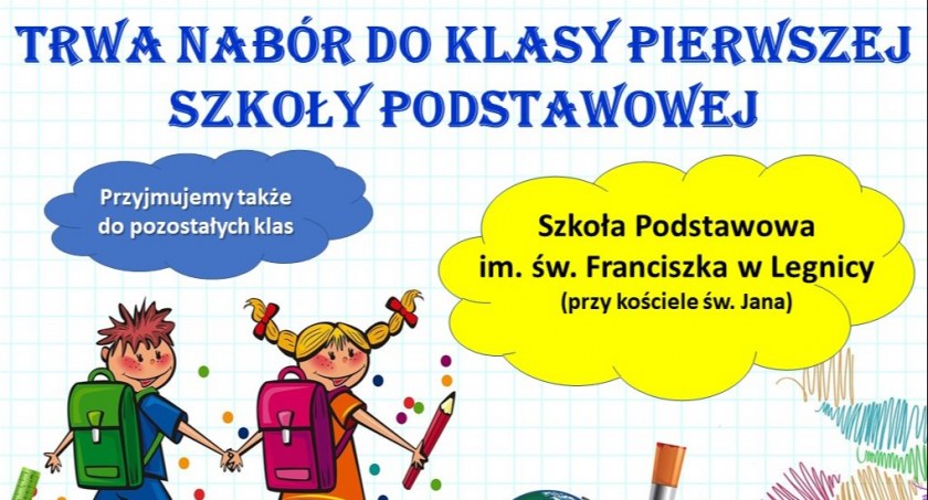 Szkoła Podstawowa im. św. Franciszka w Legnicy otwiera drzwi