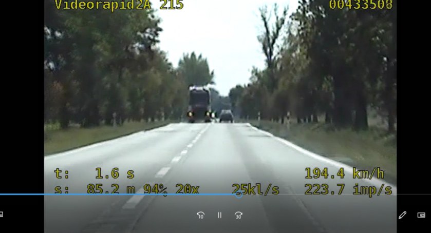 Kierowcy ze zbyt ciężką nogą pod lupą grupy Speed. Rekordzista pędził 200 km/h [FILM]