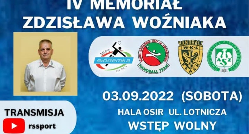 IV Memoriał Zdzisława Woźniaka – zapraszamy w sobotę do hali przy ul. Lotniczej