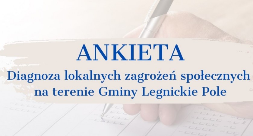 Legnickie Pole bada zagrożenia. Czy mieszkańcy pomogą?