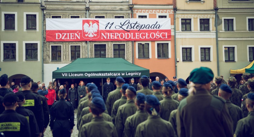 Ślubowanie uczniów klas mundurowych