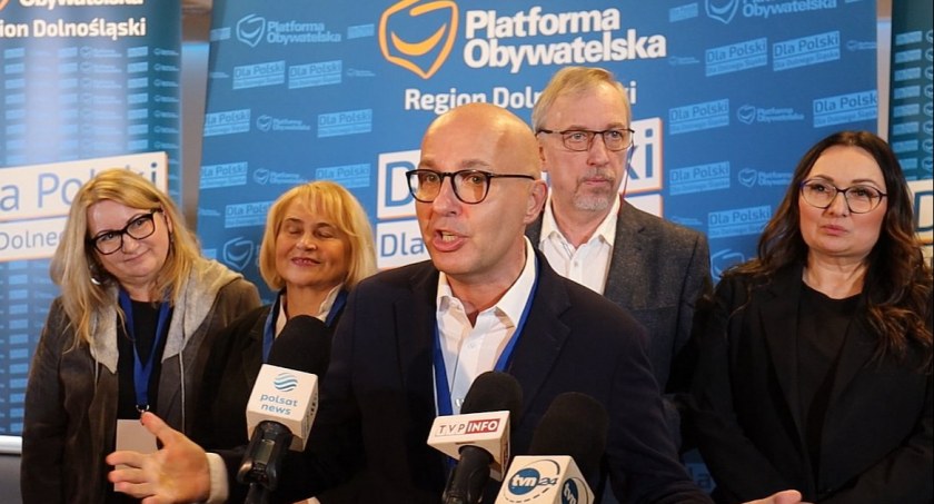 Ważni politycy Platformy Obywatelskiej zjechali do Legnicy