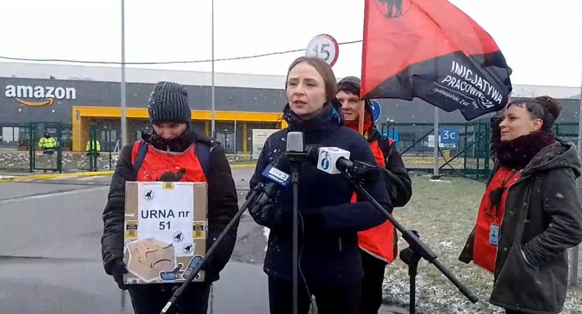 Posłanka Lewicy w Okmianach: Amazon łamie prawo