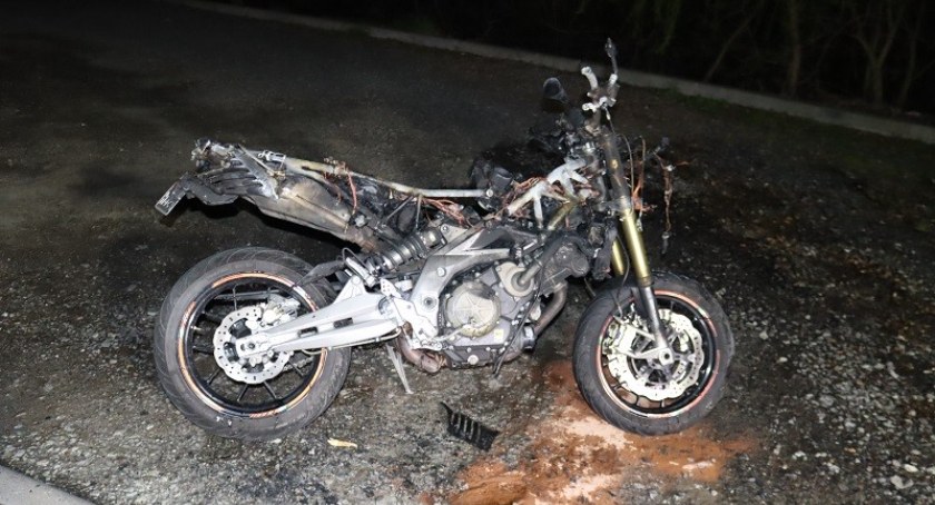 Śmiertelny wypadek motocyklisty 
