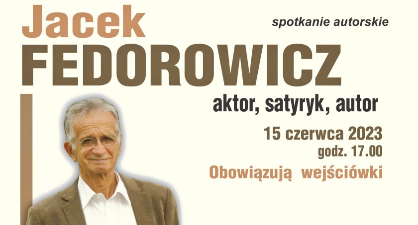 Spotkanie autorskie z Jackiem Fedorowiczem