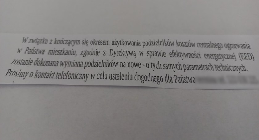 Fałszywi monterzy podzielników krążą po Koperniku