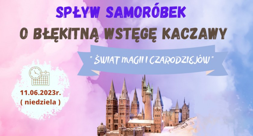 Samoróbki znów popłyną Kaczawą