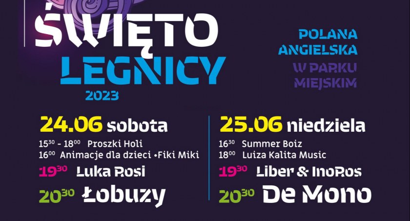 Święto Legnicy już w ten weekend