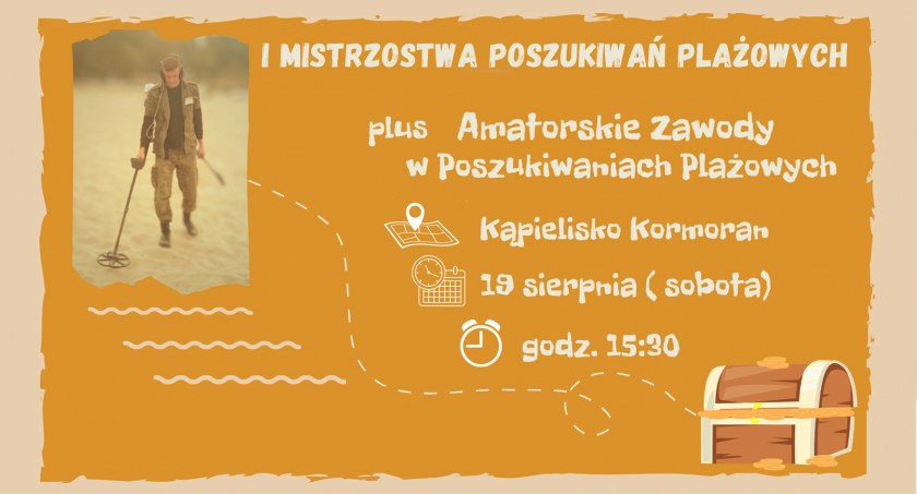 Plażowe zawody z wykorzystaniem wykrywaczy metalu