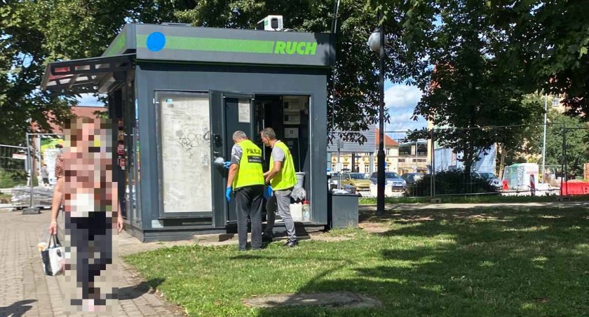 Włamanie do kiosku Ruchu 