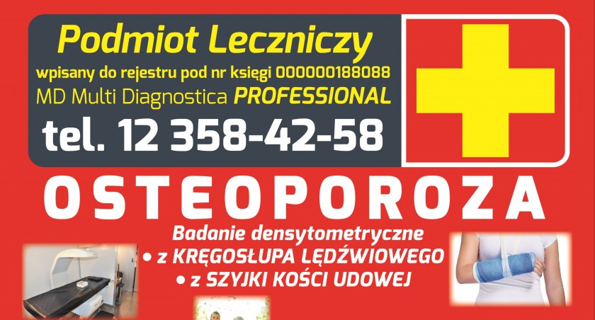 Zbadaj swoje kości. BADANIE OSTEOPOROZY.