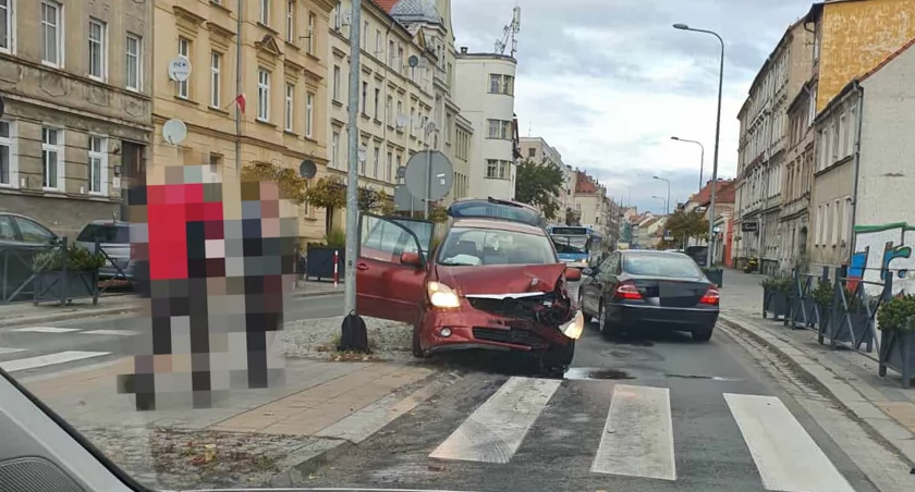Kolizja na ulicy Jaworzyńskiej 