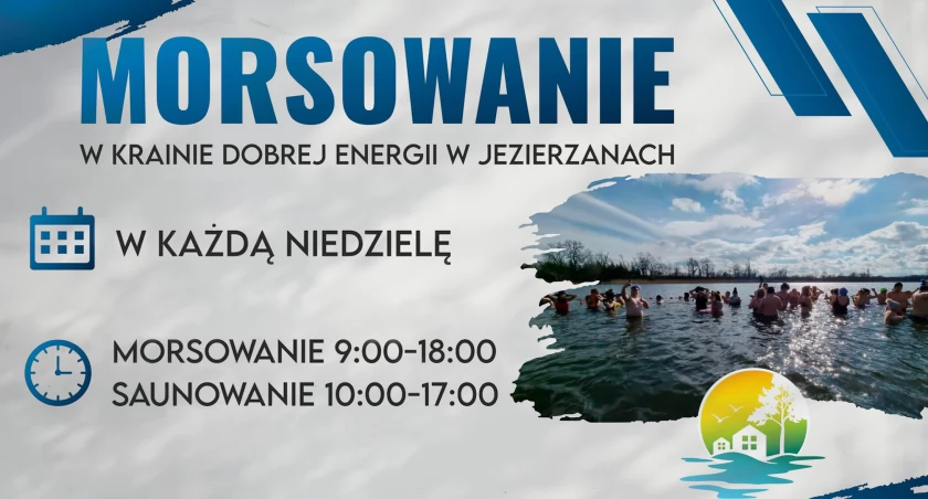 W niedzielę zaczyna się sezon morsowania w Jezierzanach 
