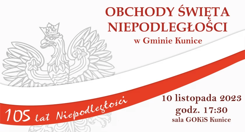 Narodowe Święto Niepodległości na patriotyczną nutę w gminie Kunice