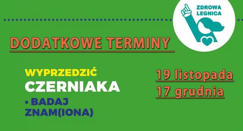 Dodatkowe terminy na bezpłatne badanie znamion skóry