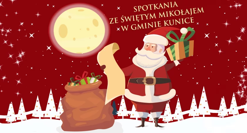 Święty Mikołaj odwiedzi 12 miejscowości w gminie Kunice