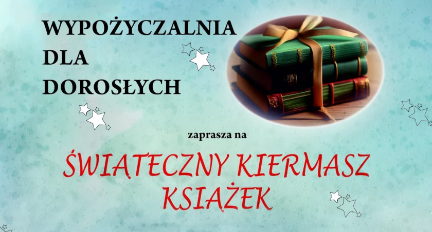 Świąteczny kiermasz książek i spotkanie z pisarzami