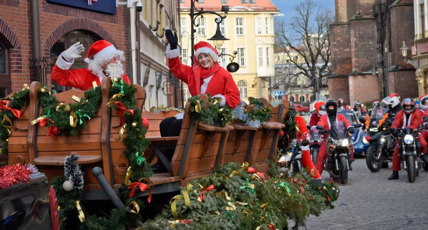 Motomikołaje przyjechali do Legnicy - fotorelacja 