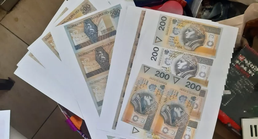 Areszt dla 40-latka, który drukował w domu pieniądze