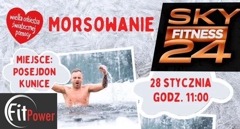 SkyFitness24 i FitPower grają razem z Orkiestrą: bieg, morsowanie i wspólne ognisko